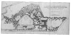old design sketch for Livingston Educational Center 1932
