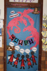 decorated classroom door