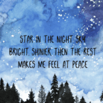 haiku over starry background
