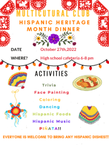 Multicultural Club's Hispanic Heritage Night