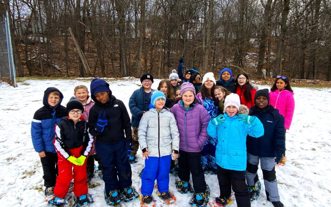 3rd Grade Goes Snowshoeing with Mud Creek ELC