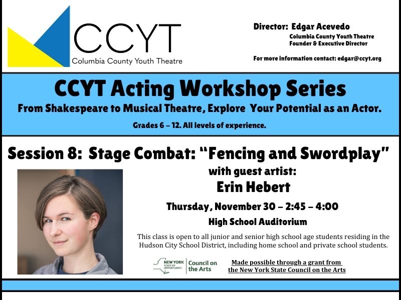 CCYT After-School Acting Workshop #8 11/30