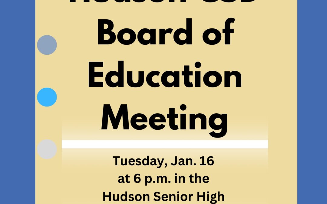 Board of Education Meeting on Jan. 16