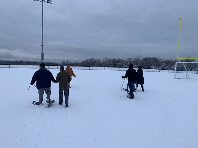 Snowshoeing, Swimming and Pickleball in SHS PE Classes