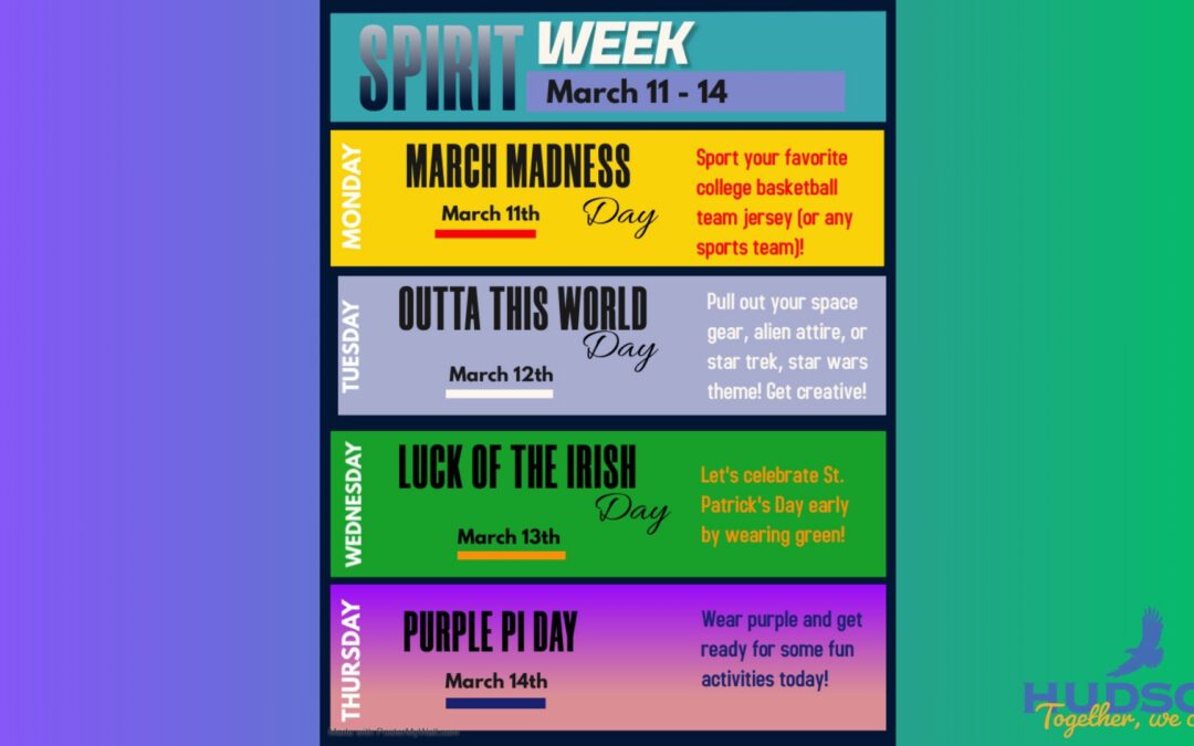 MCSES Spirit Week (March 11-15, 2024)