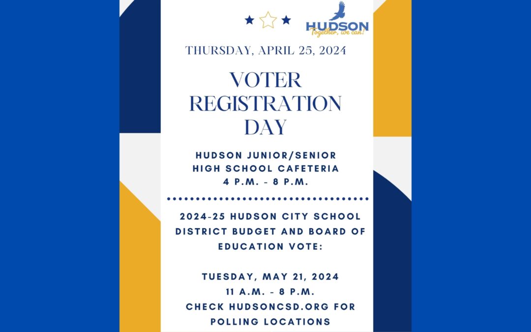 Hudson CSD Voter Registration Day