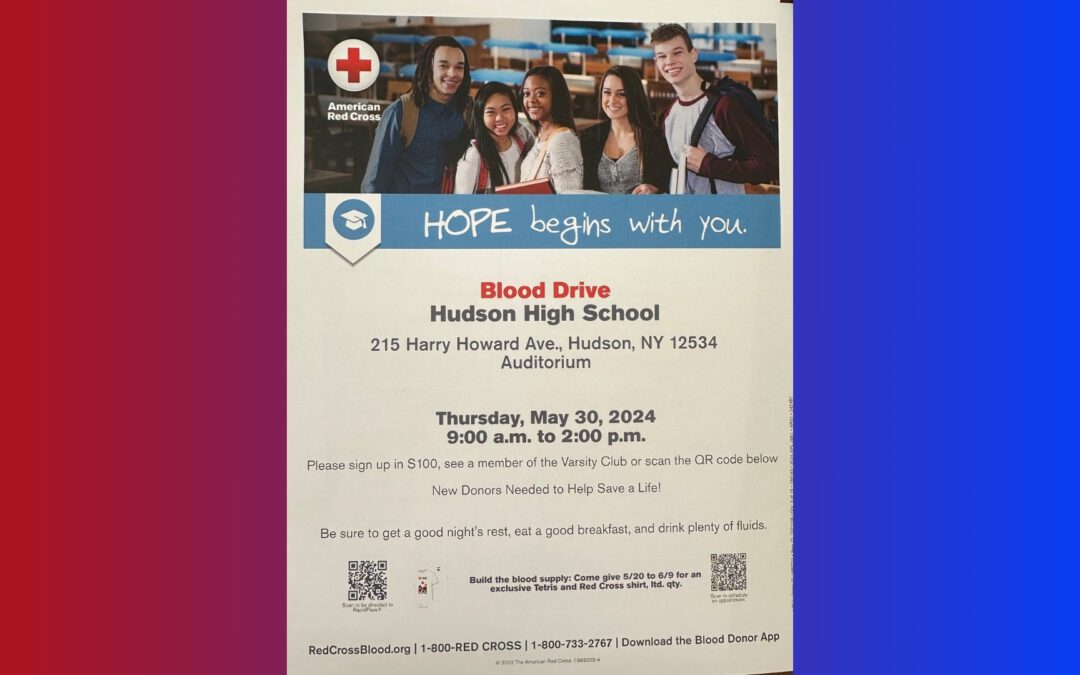 American Red Cross Blood Drive at Hudson SHS (May 30, 2024)