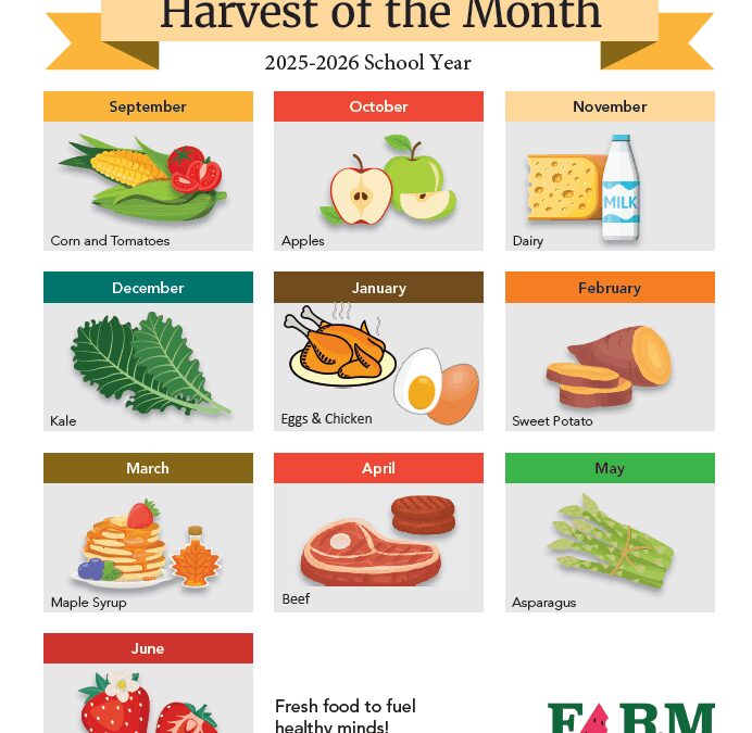 🌽 Harvest of the Month at Hudson Schools! 🌽