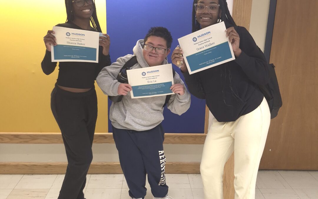 Bluehawks Recognized for Positive Behavior