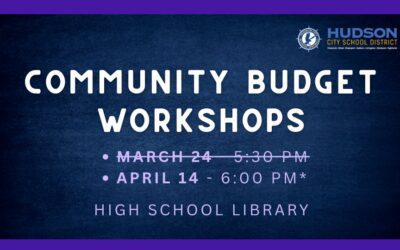 Board of Education – Community Budget Workshop
