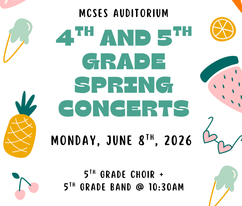 Spring Concert – Grades 4 and 5