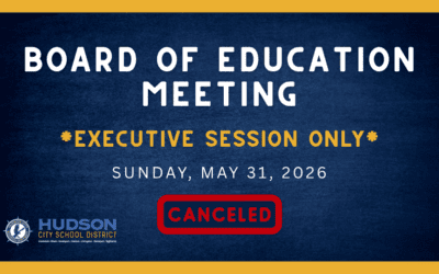 Board of Education Meeting (Executive Session) – Canceled