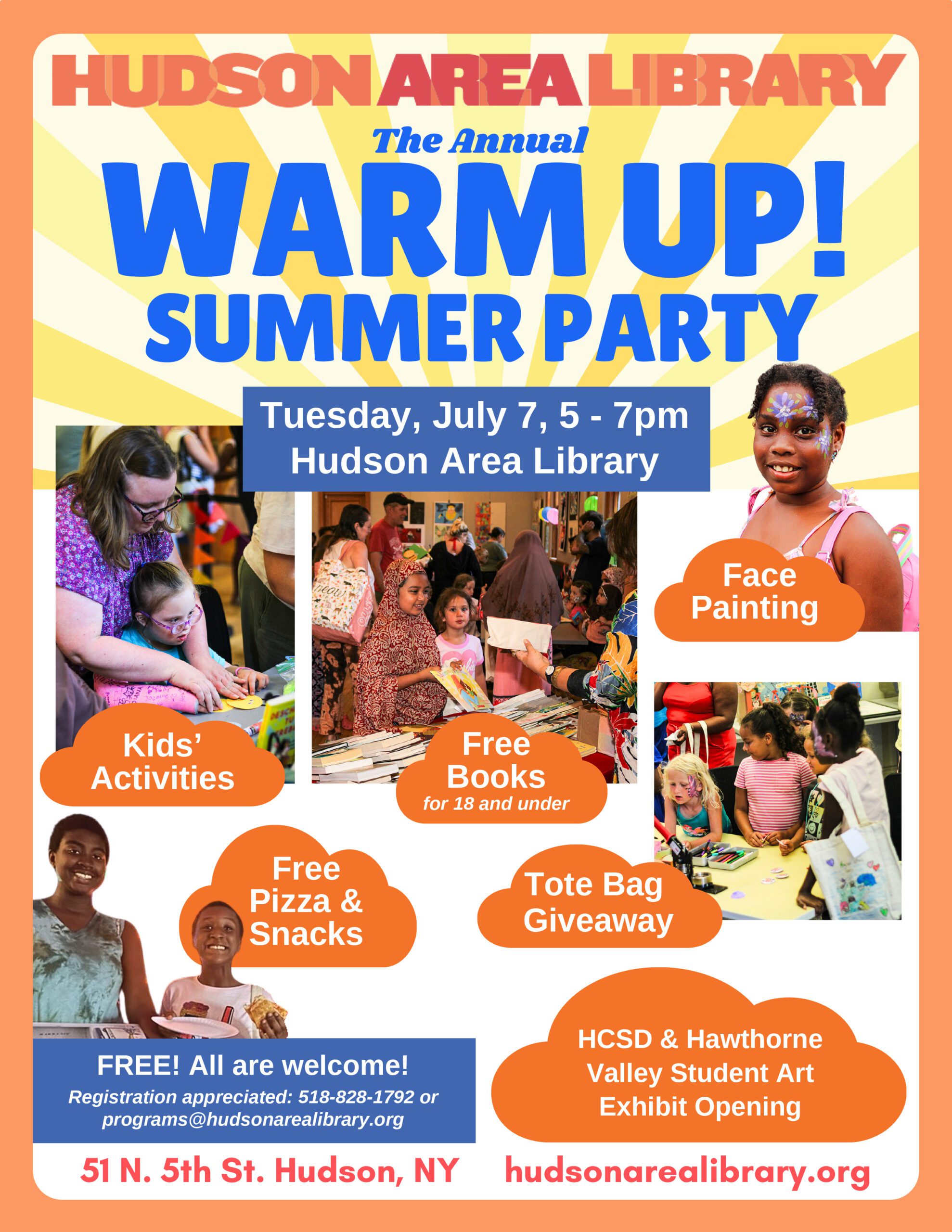 Summer warm up party flyer