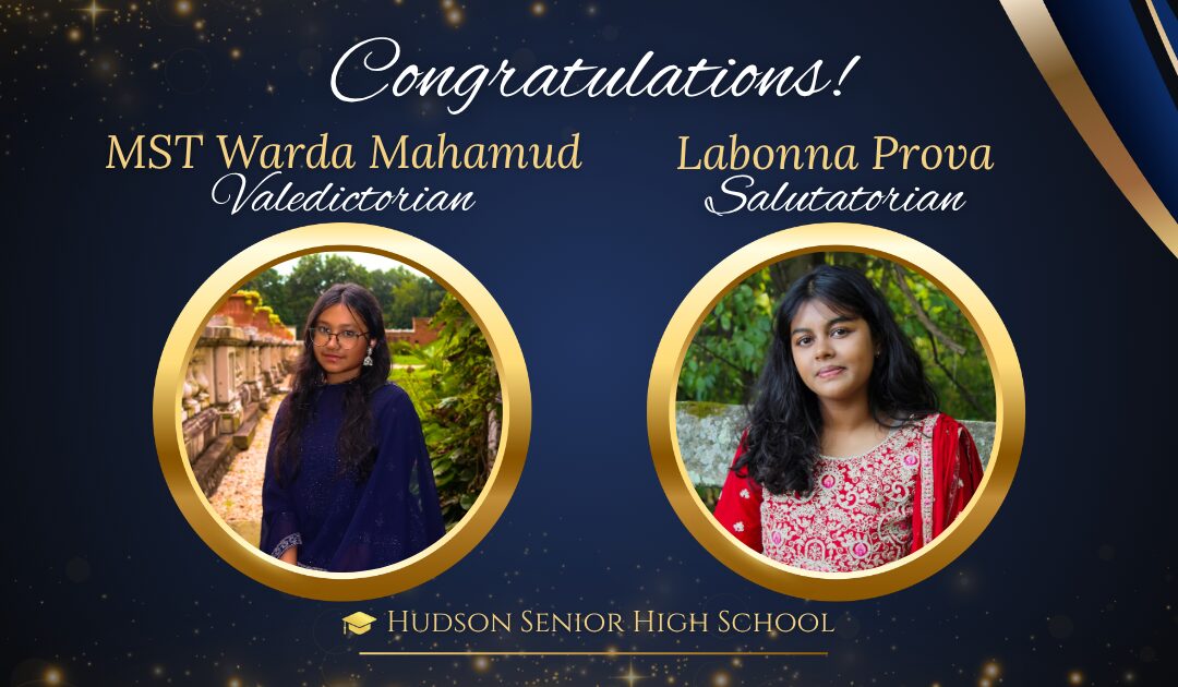 HSHS Announces the Class of 2026 Valedictorian & Salutatorian
