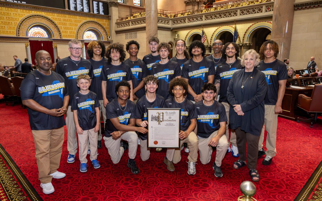 Varsity Boys Basketball Team Honored at State Capitol